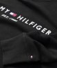 Bluza Tommy Hilfiger męska czarna wkładana przez głowę bawełniana duże logo